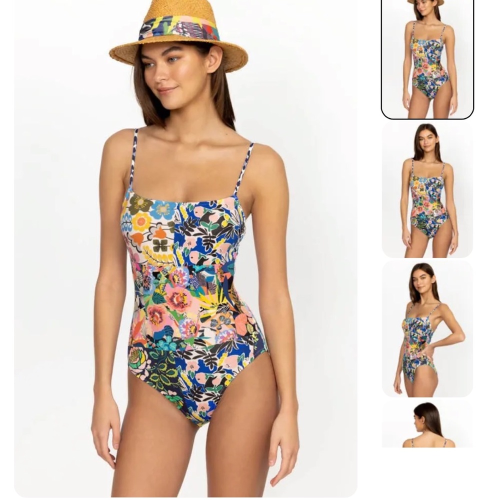 JOHNNY WAS
LAYLA SPAGHETTI STRAP ONE PIECE SWIMSUIT